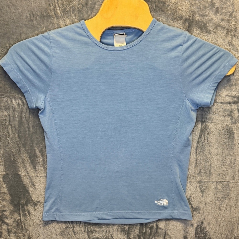 2166 | The North Face VaporWick Active Performance Tee Blue Womens M